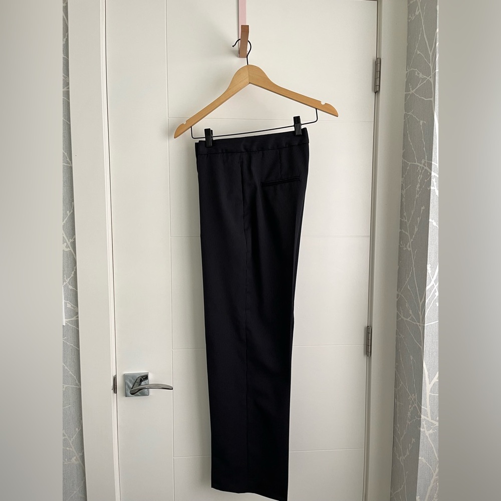 Massimo Dutti Women's Navy Pinstripe Trousers😍😍😍 - Picture 5 of 11